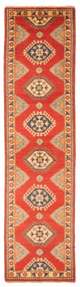 Afghan Finest Ghazni 2'8" x 10'1" Hand-knotted Wool Rug 