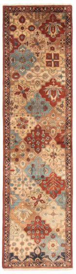 Indian Jamshidpour 2'8" x 9'9" Hand-knotted Wool Rug 