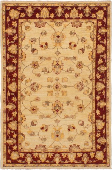 Afghan Chobi Finest 3'4" x 5'0" Hand-knotted Wool Rug 