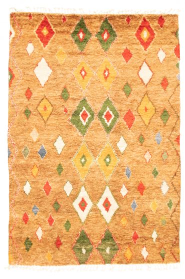 Pakistani Marrakech 6'1" x 8'11" Hand-knotted Wool Rug 