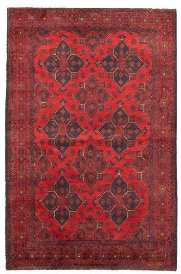 Afghan Finest Khal Mohammadi 4'3" x 6'6" Hand-knotted Wool Rug 