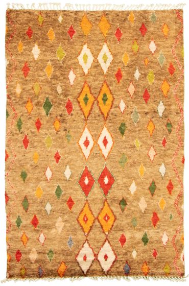 Pakistani Pak Finest Marrakesh 6'0" x 9'0" Hand-knotted Wool Rug 
