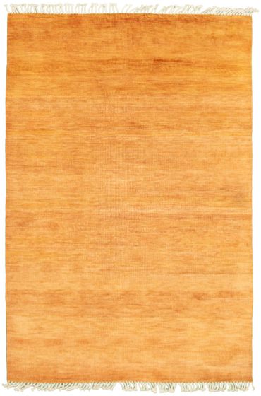 Pakistani Pak Finest Gabbeh 5'1" x 7'5" Hand-knotted Wool Rug 