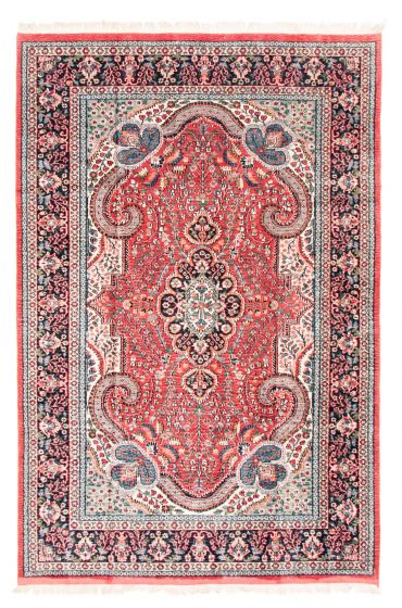 Indian Kashmir 5'11" x 8'11" Hand-knotted Silk Rug 