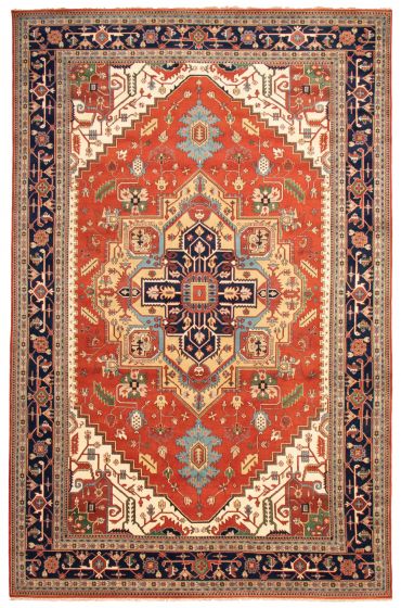 Indian Serapi Heritage 11'8" x 18'0" Hand-knotted Wool Rug 