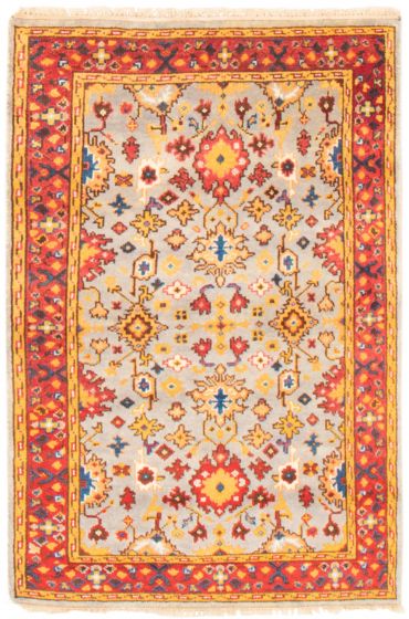 Indian Serapi Heritage 3'10" x 6'0" Hand-knotted Wool Rug 