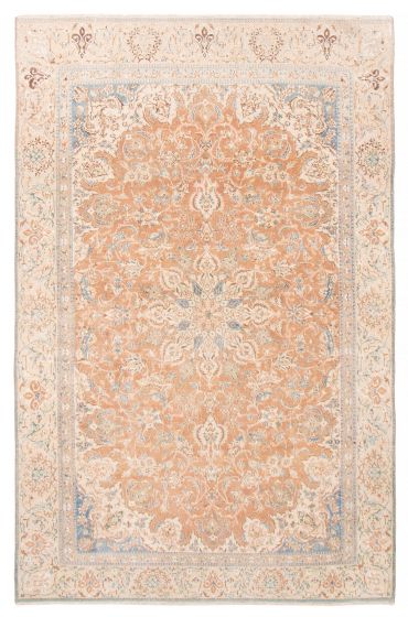 Persian Style 5'7" x 9'2" Hand-knotted Silk, Wool Rug 