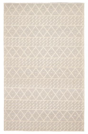 Indian Sienna 5'0" x 8'0" Braid weave Wool Rug 
