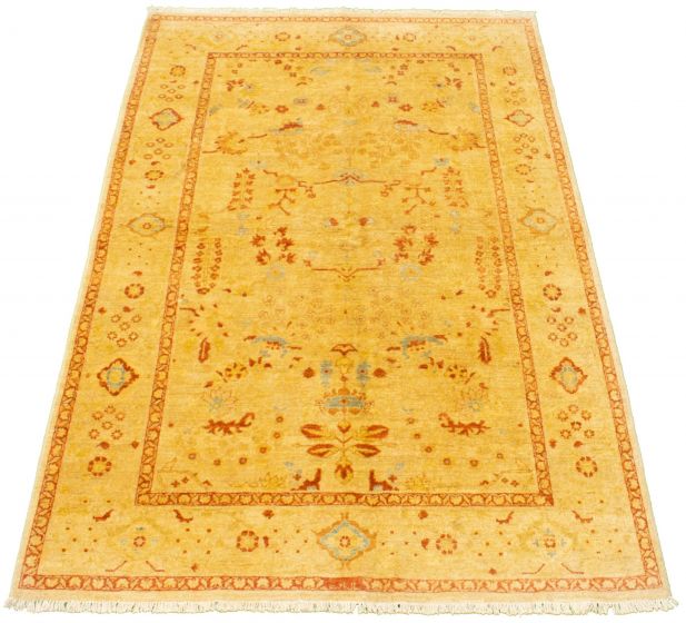Afghan Chobi Finest 6'2" x 8'5" Hand-knotted Wool Rug 