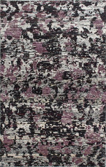 Indian Sari Silk 5'0" x 7'10" Hand-knotted Silk Rug 