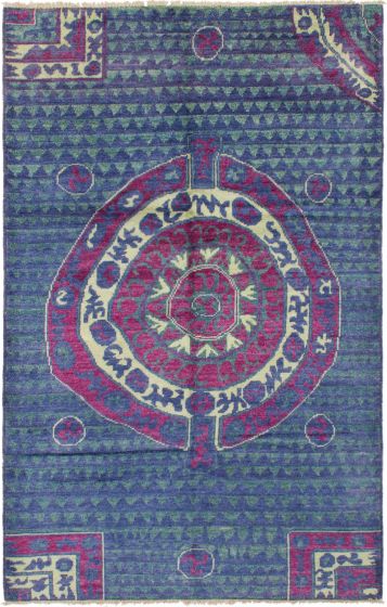 Indian Shalimar 6'2" x 9'8" Hand-knotted Wool Rug 