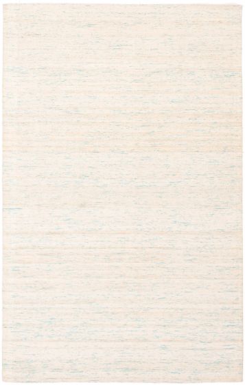 Indian Collage 5'1" x 8'1" Handmade Chenille Rug 