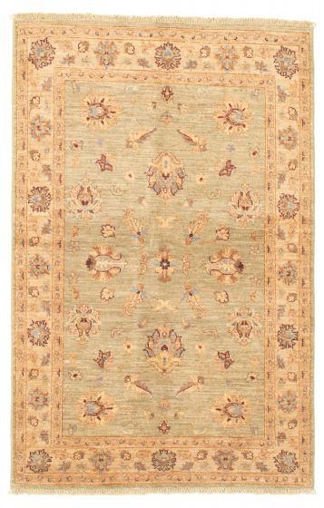 Afghan Chobi Finest 4'1" x 6'1" Hand-knotted Wool Rug 