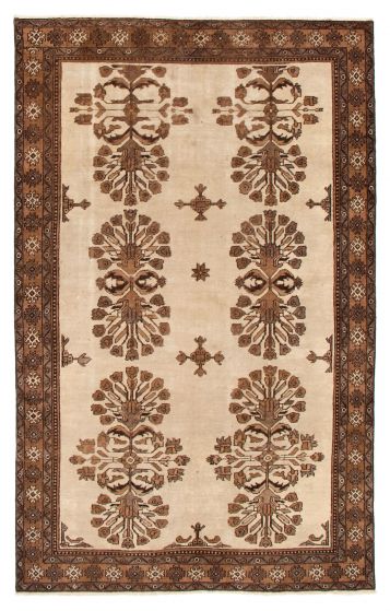 Afghan Vintage Tribal 6'1" x 9'6" Hand-knotted Wool Rug 