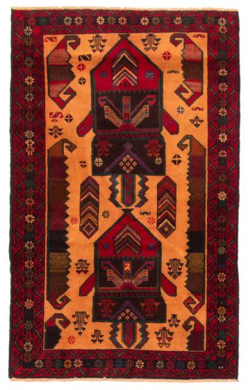 Tapis teimani 2'9" x 4'6" en laine