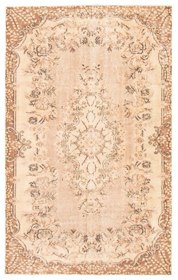 Turkish Antalya Vintage 5'5" x 8'9" Hand-knotted Wool Rug 
