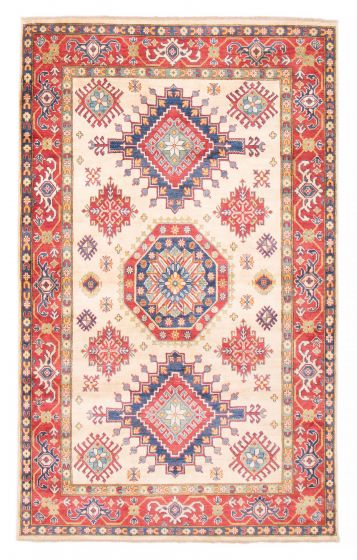 Afghan Finest Ghazni 6'6" x 9'10" Hand-knotted Wool Rug 