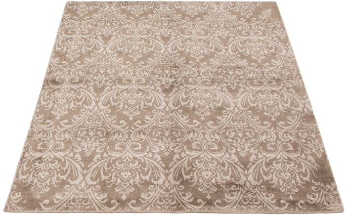 Indian Eternity 5'7" x 7'5" Hand-knotted Wool Rug 