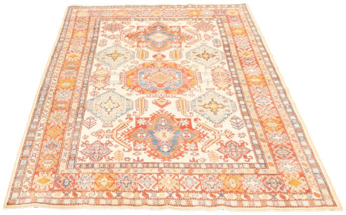 Afghan Finest Ghazni 6'6" x 9'10" Hand-knotted Wool Rug 
