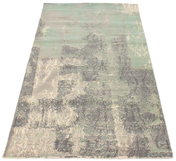 Indian Galleria 5'2" x 7'4" Hand-knotted Wool Rug 