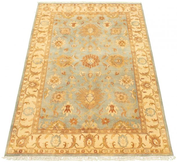 Pakistani Peshawar Oushak 6'1" x 9'3" Hand-knotted Wool Rug 