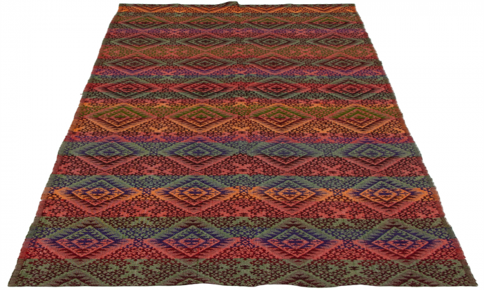 Kilim ottoman kashkoli 5'5" x 10'10" en laine