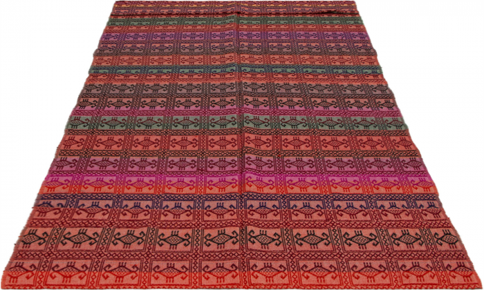 Kilim ottoman kashkoli 5'9" x 13'1" en laine