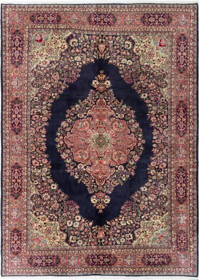 Turkish Anatolian 6'11" x 9'7" Hand-knotted Wool Rug 