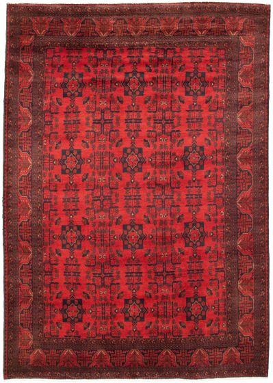 Afghan Finest Khal Mohammadi 6'8" x 9'6" Hand-knotted Wool Rug 