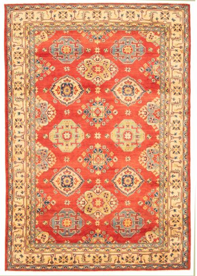 Afghan Finest Ghazni 6'8" x 9'10" Hand-knotted Wool Rug 