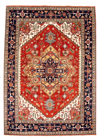 Indian Serapi Heritage 9'7" x 13'8" Hand-knotted Wool Rug 