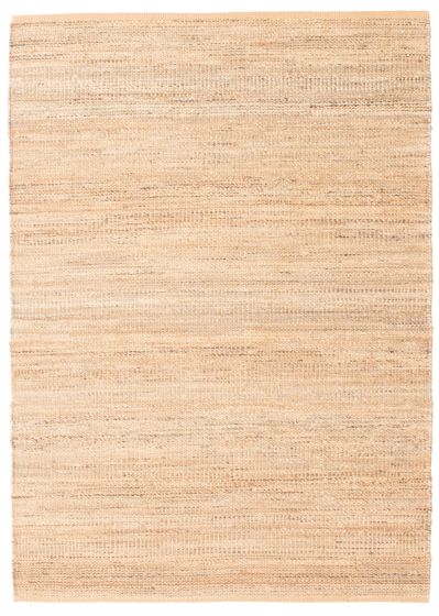 Indian Palas Denizli 5'4" x 7'7" Flat-Weave Jute Kilim 