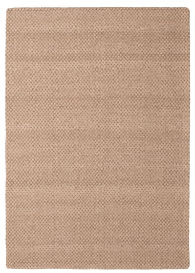 Indian Sienna 5'1" x 7'5" Hand Tufted Wool Rug 