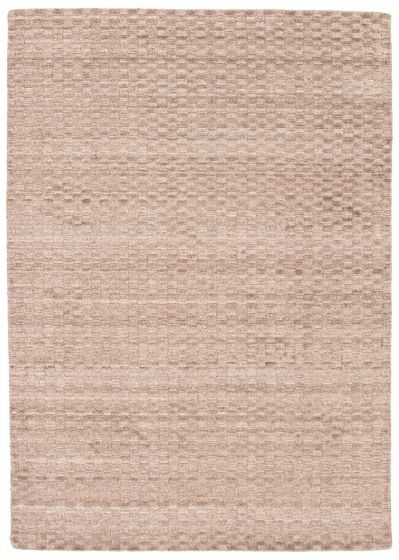 Indian Ananda 5'4" x 7'7" Hand Loomed Wool Rug 