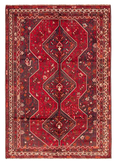 Persian Style 6'9" x 9'10" Hand-knotted Wool Rug 