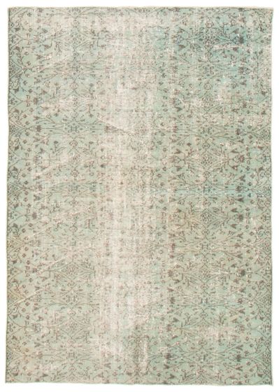 Turkish Color Transition 5'3" x 7'7" Hand-knotted Wool Rug 