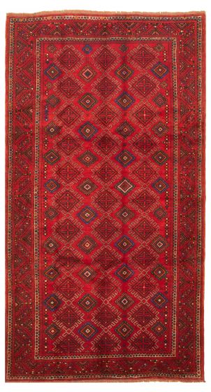 Persian Style 5'0" x 9'6" Hand-knotted Wool Rug 