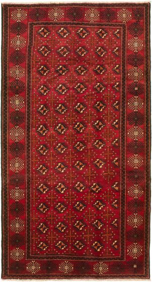 Persian Style 5'2" x 9'9" Hand-knotted Wool Rug 