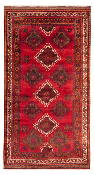 Persian Style 5'4" x 9'10" Hand-knotted Wool Rug 