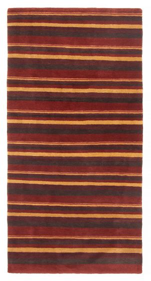 Nepal Opulence 3'3" x 6'7" Hand-knotted Wool Rug 