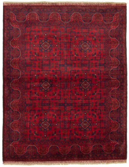 Afghan Finest Khal Mohammadi 5'1" x 6'5" Hand-knotted Wool Rug 