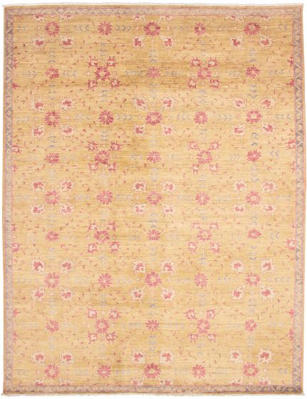 Pakistani 18 Of 20 Pak Finest Oushak 9'0" x 11'10" Hand-knotted Wool Rug 