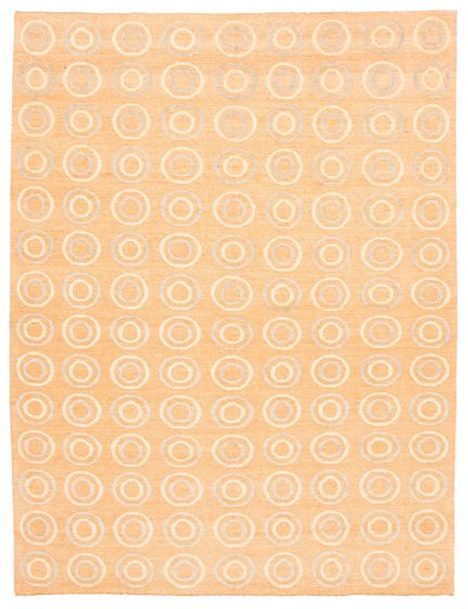 Pakistani Finest Peshawar Ziegler 9'0" x 11'10" Hand-knotted Wool Rug 