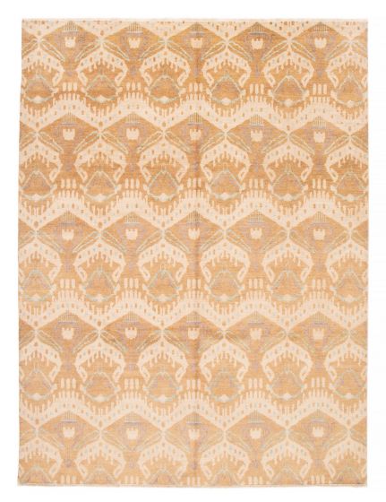 Indian Mystique 9'0" x 11'9" Hand-knotted Wool Rug 