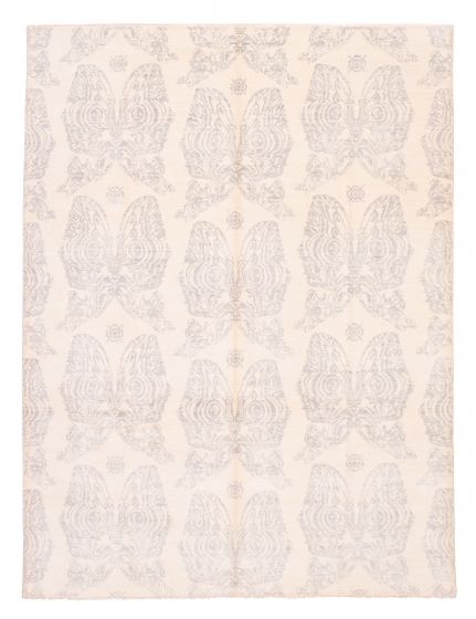 Indian Mystique 9'0" x 11'9" Hand-knotted Wool Rug 