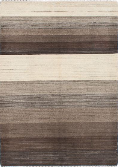Indian Kashkuli Gabbeh 5'7" x 7'11" Hand-knotted Wool Rug 