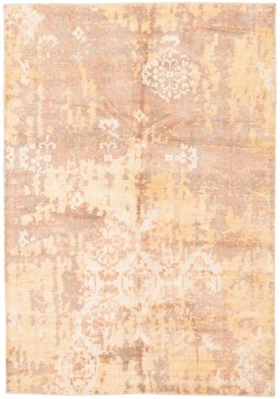 Indian Galleria 5'2" x 7'7" Hand Loomed Viscose Rug 