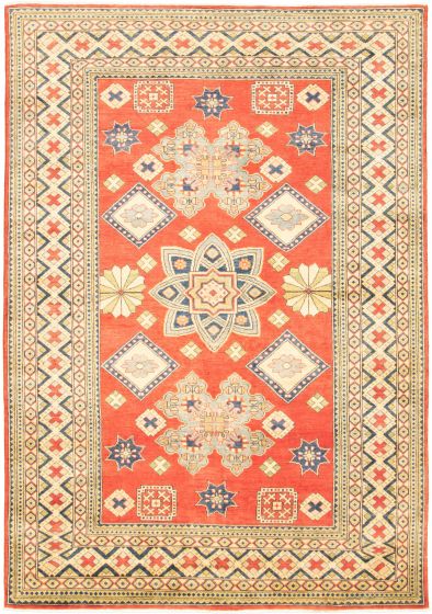 Afghan Finest Ghazni 6'7" x 9'6" Hand-knotted Wool Rug 