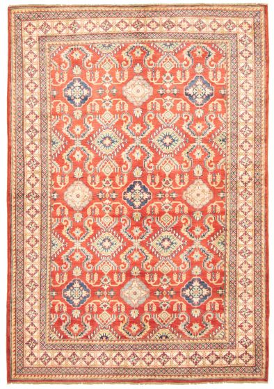 Afghan Finest Ghazni 6'10" x 9'10" Hand-knotted Wool Rug 