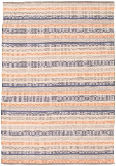Turkish Bold and Colorful 5'3" x 8'0" Flat-Weave Wool Kilim 